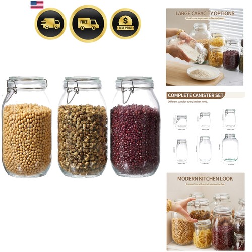 Glass food storage - food, set